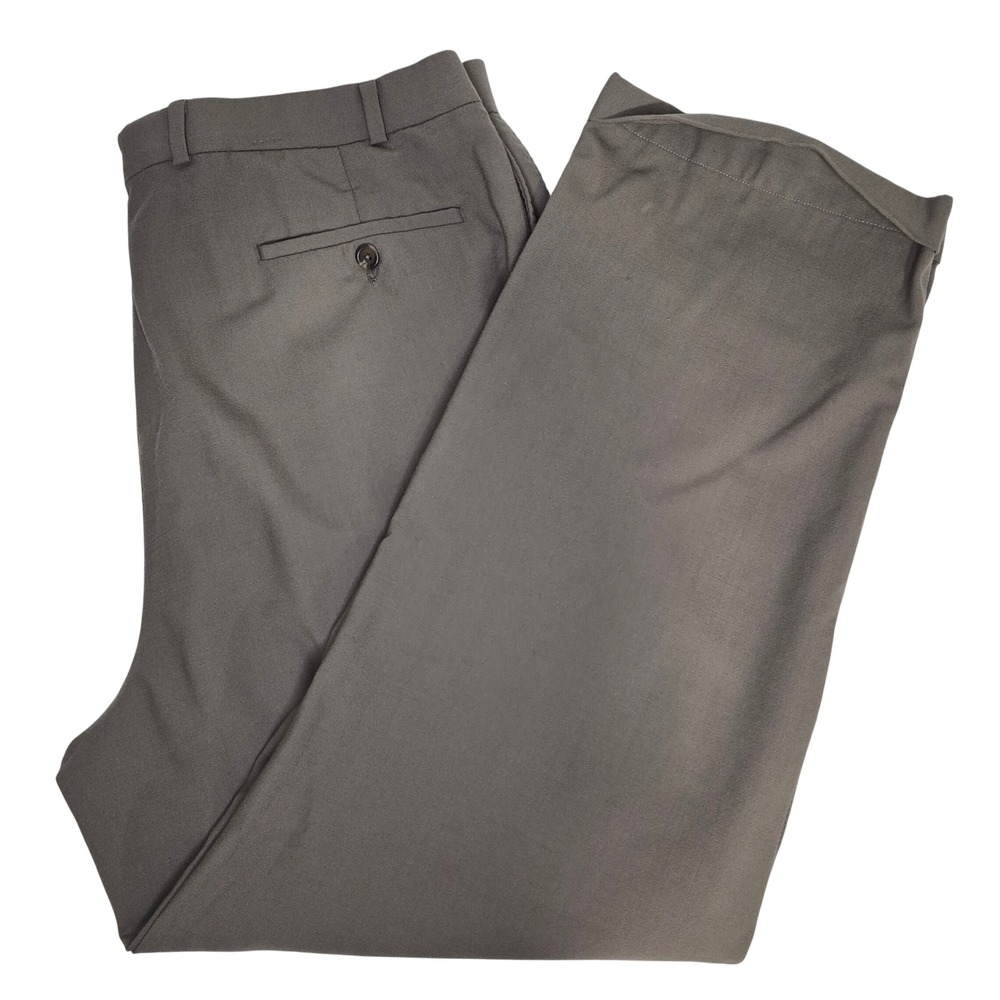 Ralph Ralph Lauren Dress Pants Mens 38x29 Brown Pleated Cuffed Complete Comfort